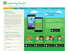 Tablet Screenshot of learningtouch.com